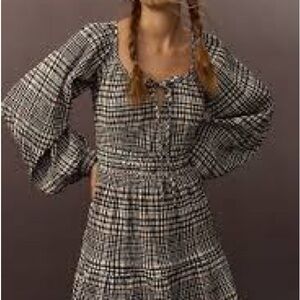 Somerset Mini Dress Puff Sleves